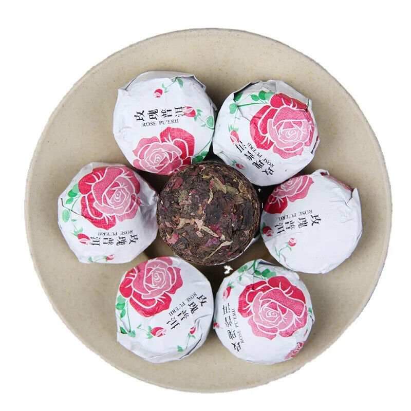 Rose Pu Er Tea Yunnan Rose Flavor Mini Puer Tuo Cha Shu Puer Loose Flavor Tea