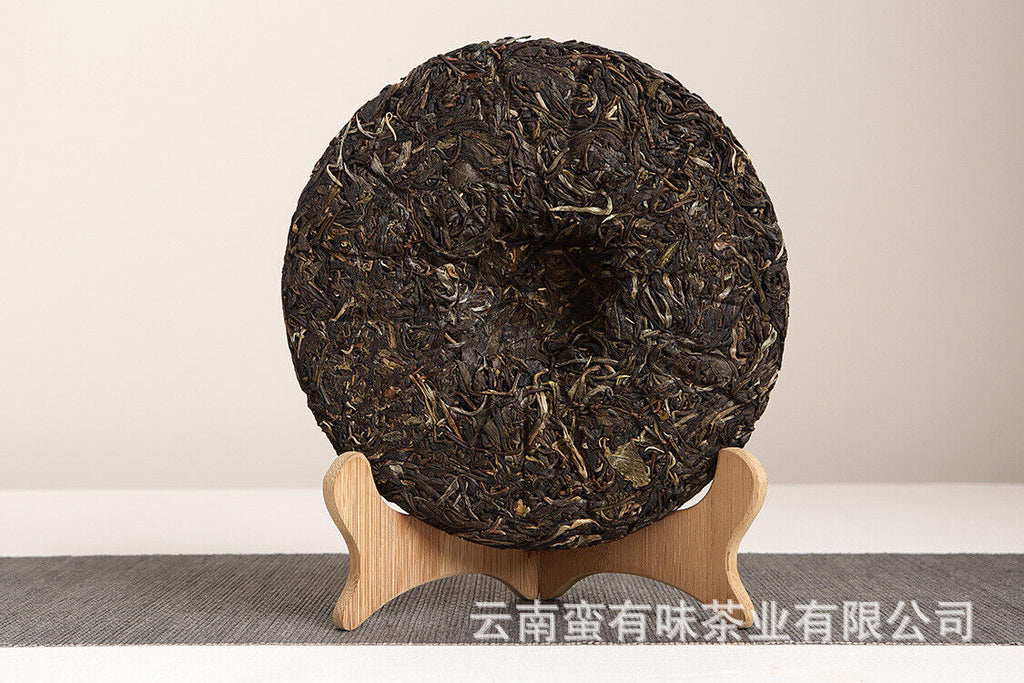 HelloYoung 357g Yunnan Pu'er Tea Lao Ban Zhang Cake Tea (Green) Yunnan Seven Cakes