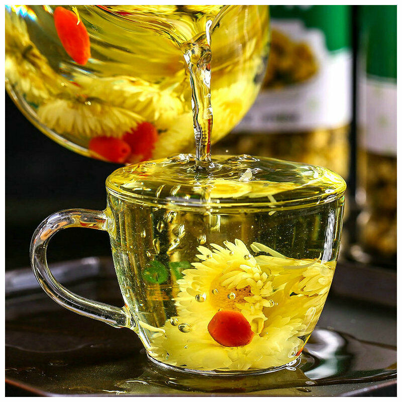 HelloYoung Canned Organic Fetus Chrysanthemum Tea Chinese Natural Top Flower Herbal Tea 35g Main image