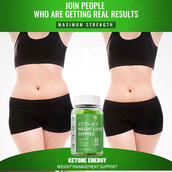 KETO+ACV WEIGHT LOSS GUMMIES 60 Capsules/bottle