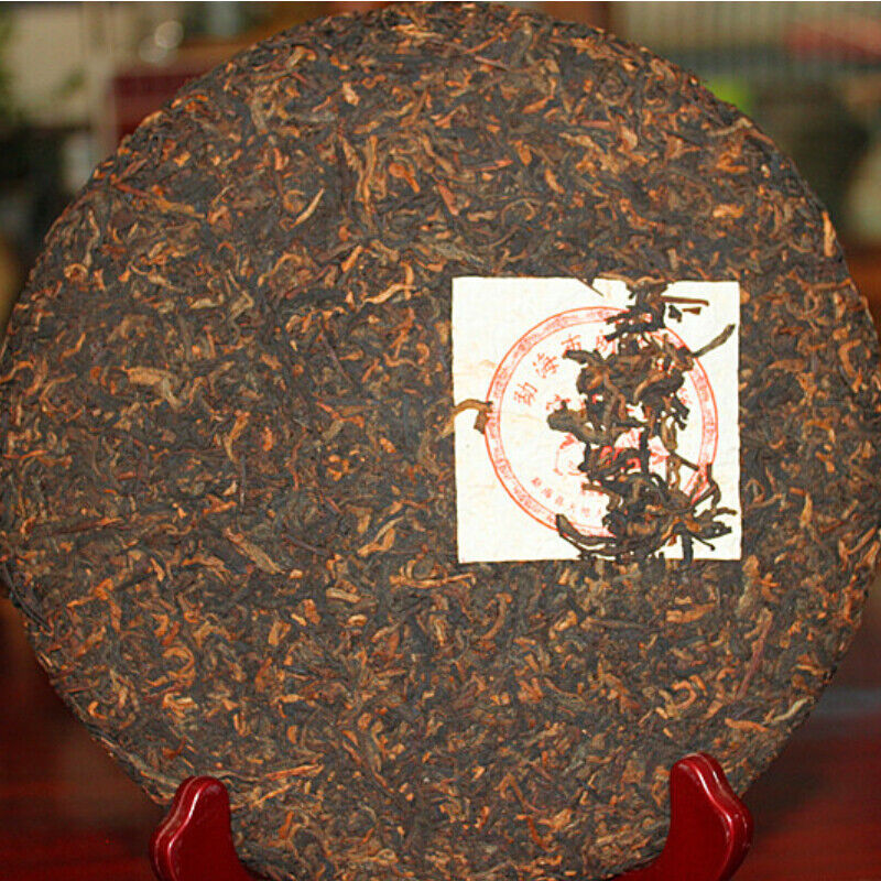357g/12.59oz Top-Grade  Pu'er Ripe Tea Palace Golden Bud Tea Big Leaf Black Tea