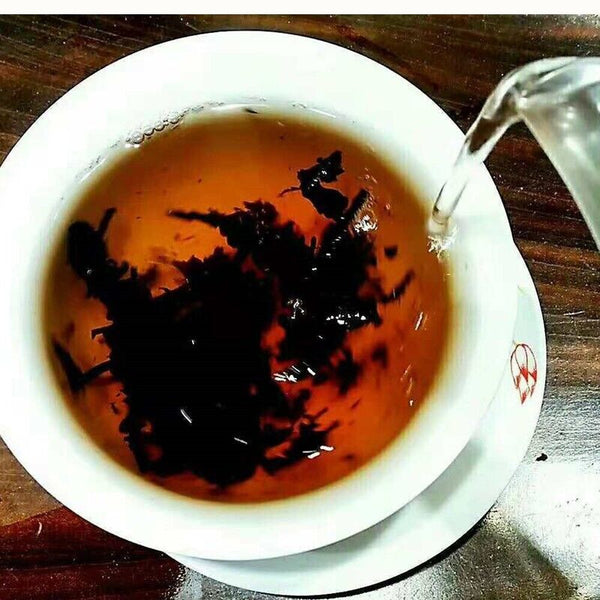HelloYoung Menghai ripe tea Yunnan seven cakes tea Menghai Chen Yun ripe tea 357g/12.59oz
