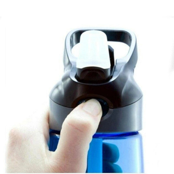 Leak-proof Straw Drinkware Water Bottle Portable Bottle Sports Plastic Flask Lid