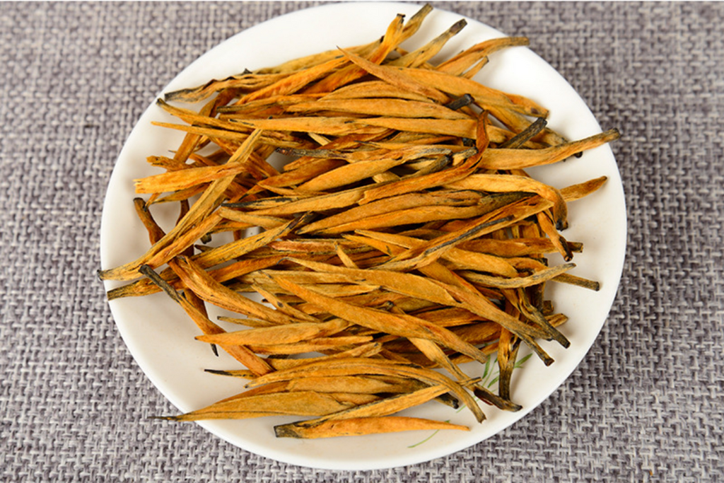 Fengqing – thé noir avec aiguille dorée, bourgeon entier, bande droite, 500G