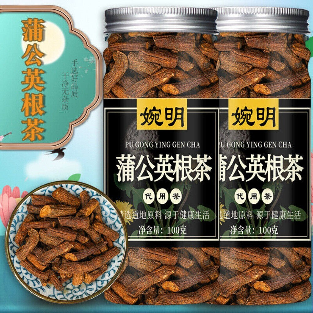 Dandelion Root Herbal Tea 100g Jar Natural Premium Flower Secondary image