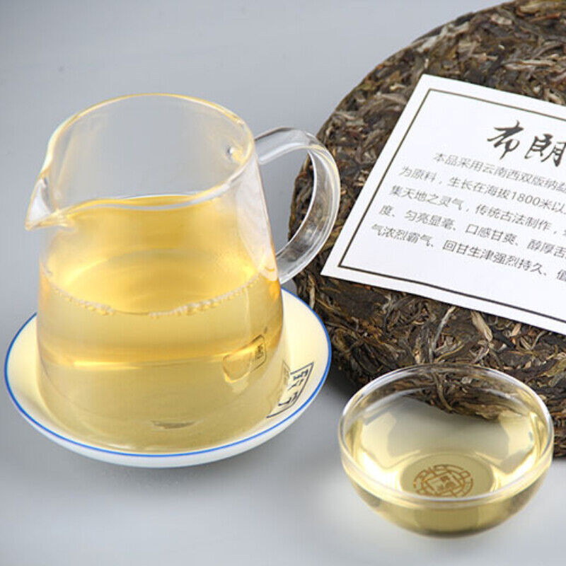 HelloYoung Natural Green Tea Health  Organic Cha Tea Bulangzhenwei Pu-Erh Tea 357g