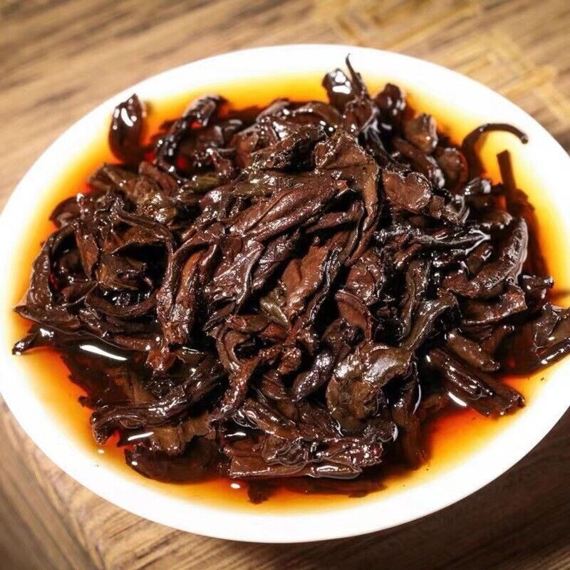 HelloYoung 500g Yunnan Pu'er tea ripe tea camphor pu'er tea loose tea big leaf seed ripe