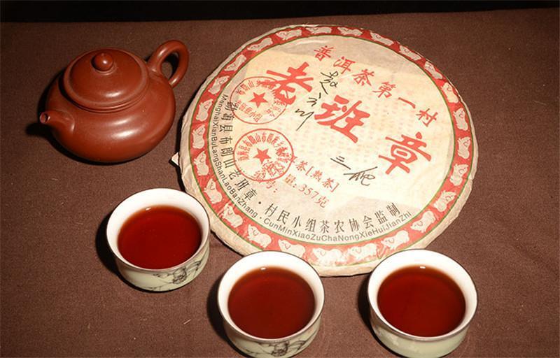 357g Classic Old Ripe Pu-erh Tea Cake Yunnan Tea Original Flavor Black Puer Tea