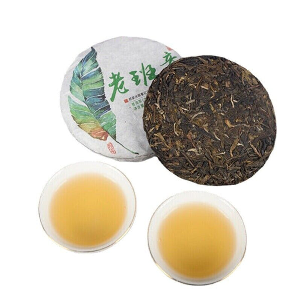 HelloYoung Yunnan Tea Pu'er Tea Cake Tea Cake Laobanzhang Tea Cake Spring Tea 100g/3.52oz