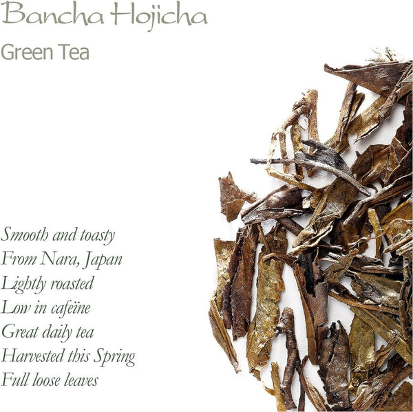 Bancha Hojicha Organic Green Tea - Houjicha Roasted Tea from Japan -  Tea 200g