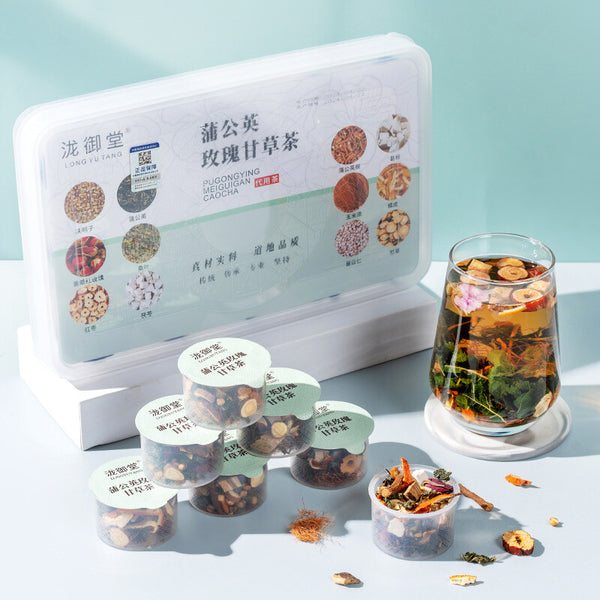 255g Dandelion, Rose & Licorice Tea: Natural Wellness Blend