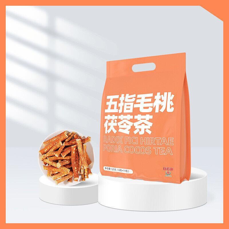 Health tea bag Five-finger peach Poria cocos tea, red bean barley tea