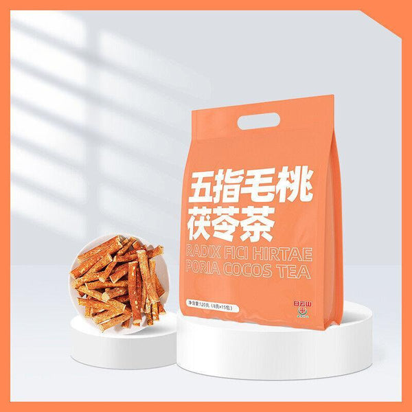 Health tea bag Five-finger peach Poria cocos tea, red bean barley tea