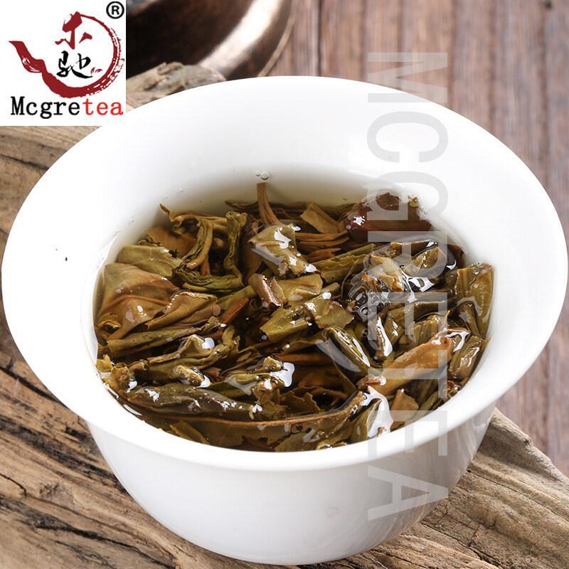 HelloYoung Organic Raw pu er tea Yunan Ancient trees Big Green Puer tea Puerh Pu'er 357g