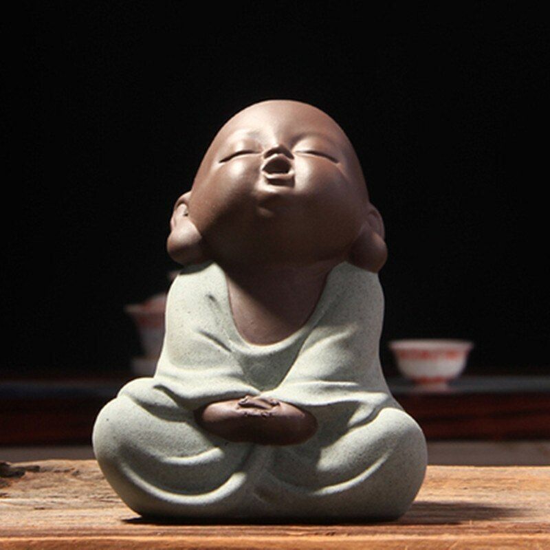 Hand Decoration Pet Monk Sand Tea Set Buddha Factory Outlets Tea Fitting Main image
