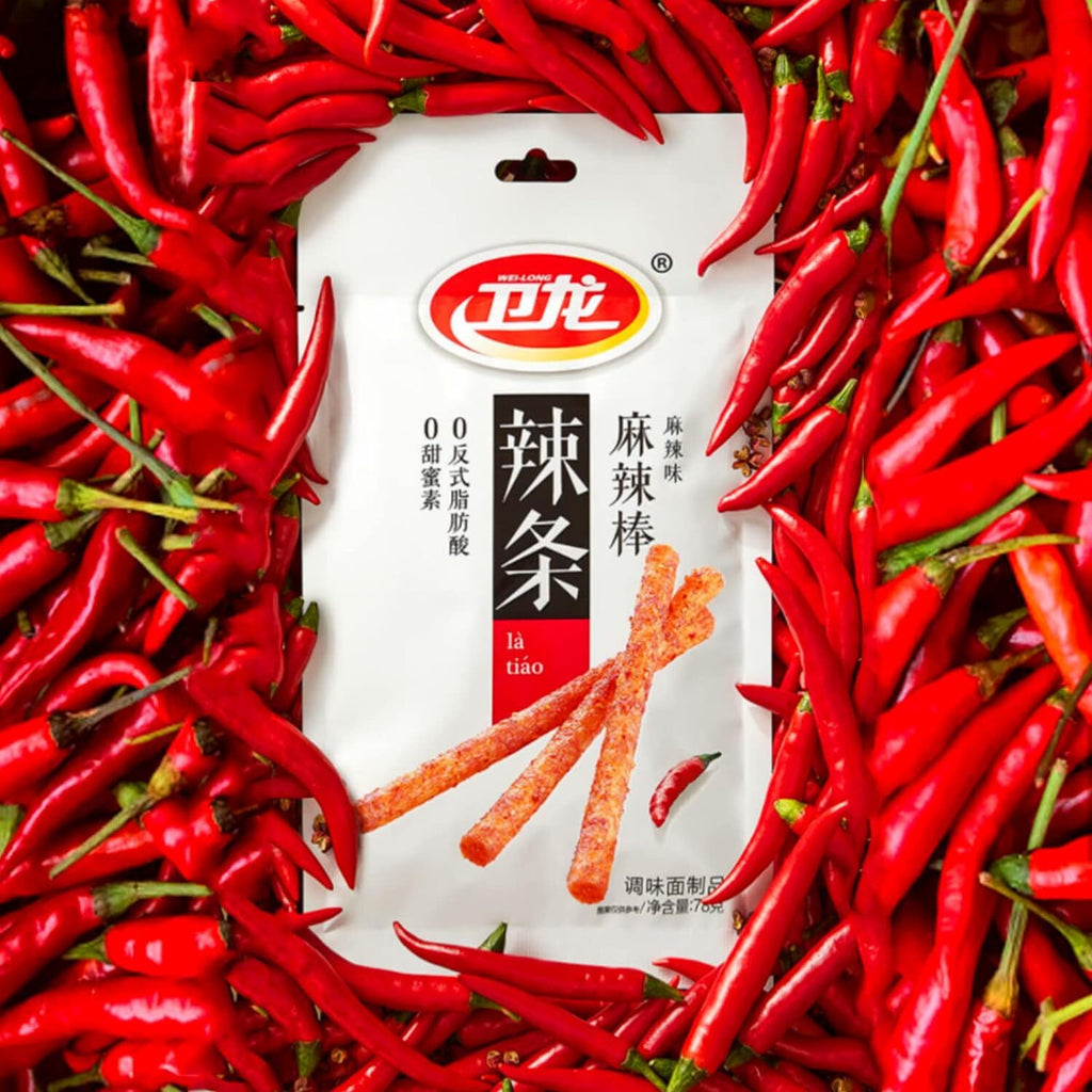 78g (2er-Pack) Pikante Streifen - Latiao, Chinesischer Spezialsnack