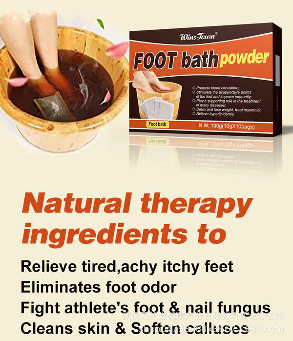 Ginger Foot Bath Powder Herbal Foot Bath Powder Healthy Bags 100g