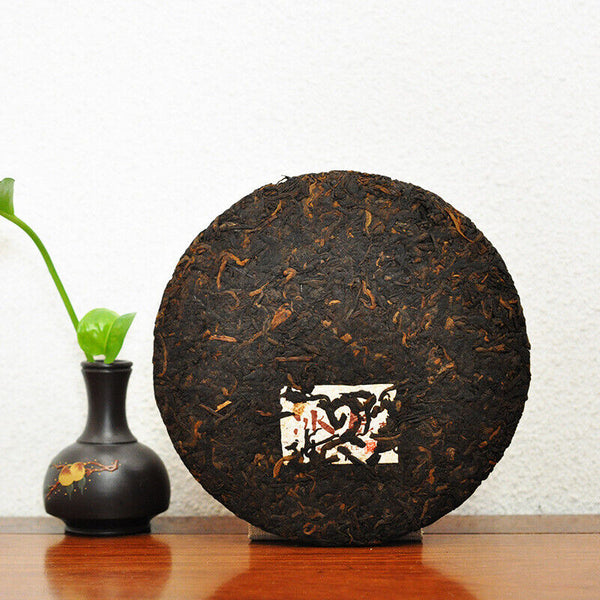 HelloYoung 357g Pu'er Tea Cake Yunnan Pu'er Tea Icelandic Ancient Tree Tea Pu'er Ripe Tea