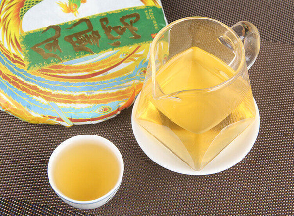 HelloYoung 357g Pu-erh Raw Tea Cake Yiwu Raw Tea Ancient Tree Pu-erh Raw Tea Cake