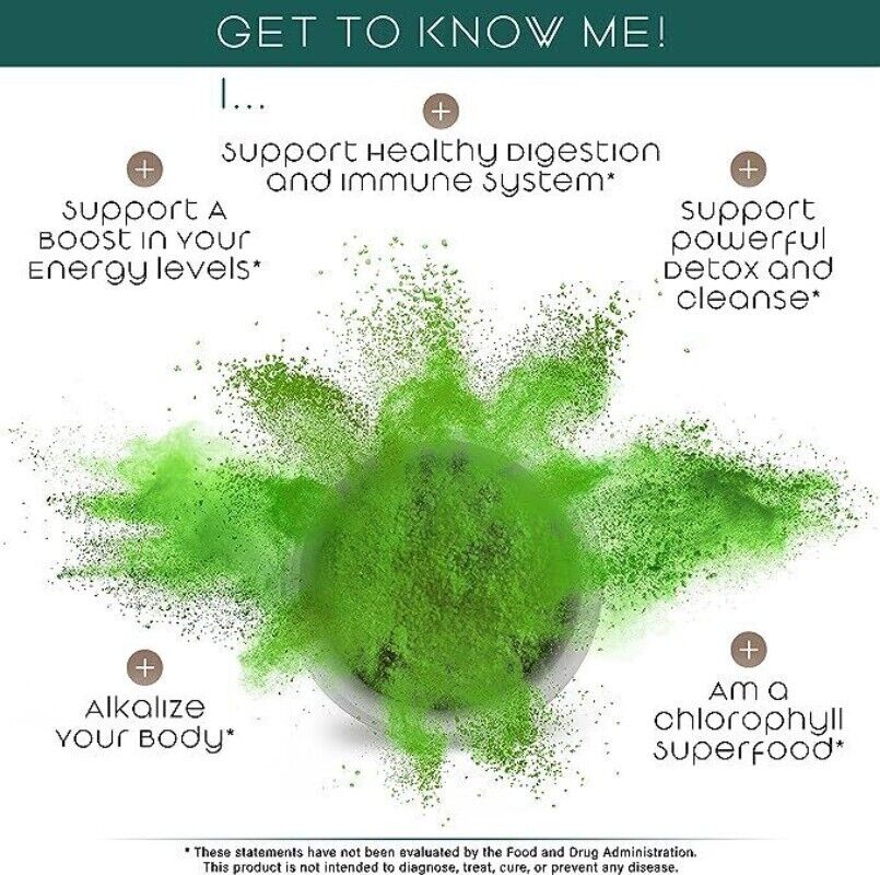 HelloYoung Organic Barley Grass Rich in Immune Vitamin, Fibers, Minerals,