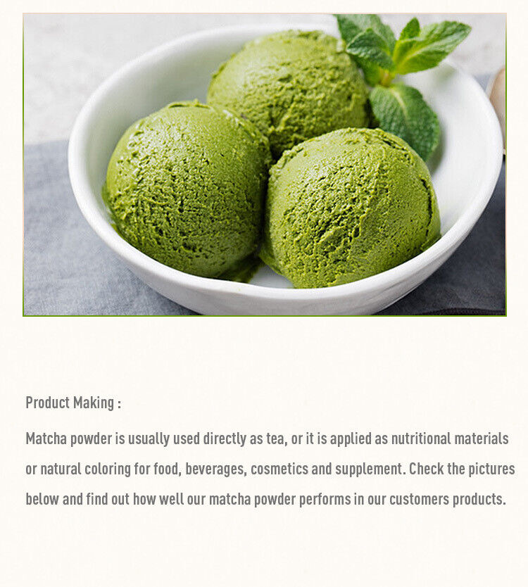HelloYoung Organic Sweet Matcha Green Tea Powder Cafe Style Blend 16 oz