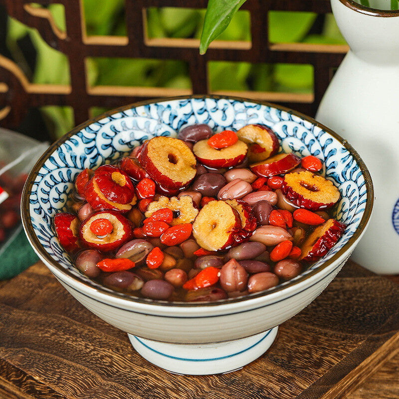 Five Red Tea 250g Brown Sugar Wolfberry Red Date Peanut Red Bean Combination Tea