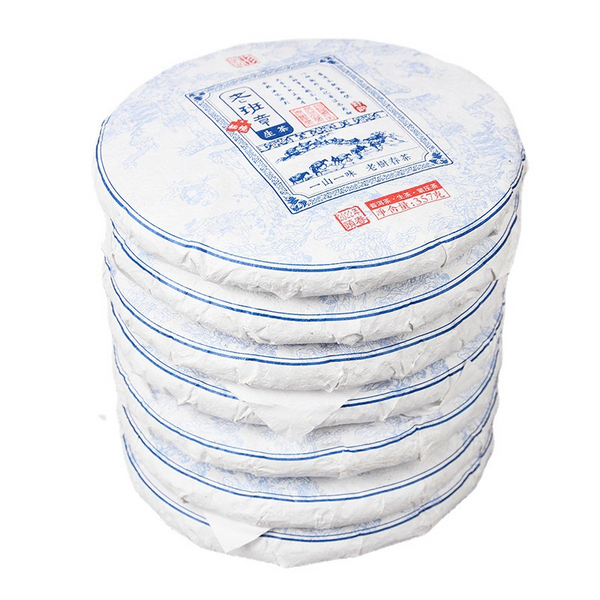 HelloYoung Tea Yunnan Tea Old Banzhang Cake Pu'er Tea Tea Health Care 357g Gift