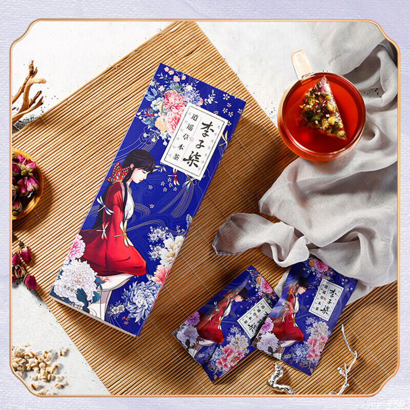 HelloYoung 9g*10 bags Chixiaodou Barley Rose Tea Xiaoyao Herbal Camellia Chrysanthemum Tea Secondary image