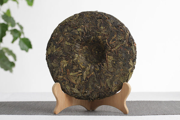 HelloYoung 357g Yunnan Pu-erh Tea Banzhang Big Leaf Pu-erh Raw Cakes Seven Seeds Cake Tea