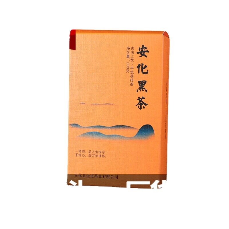 HelloYoung 208g Hunan Anhua black tea authentic golden flower hand-built por brick tea