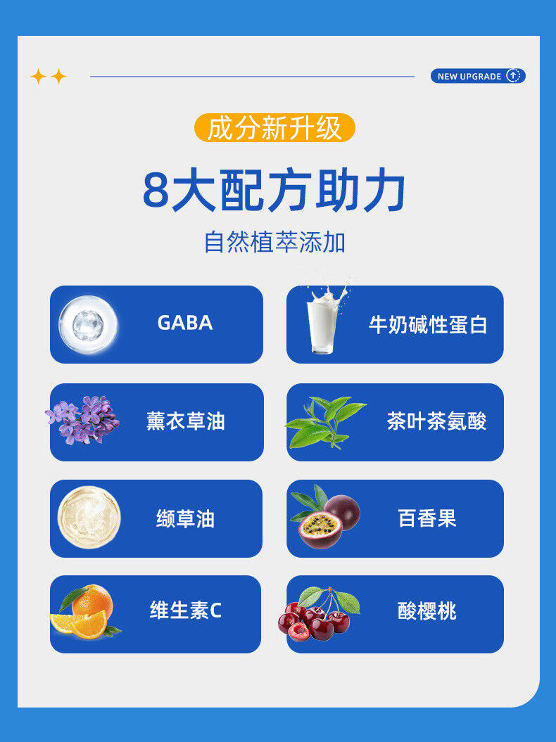 GNITE Sleep Soft Candy Grape Flavor Aminobutyric Acid Candy Gaba Sleep Candy