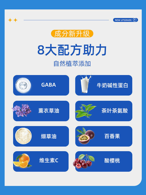 GNITE Sleep Soft Candy Grape Flavor Aminobutyric Acid Candy Gaba Sleep Candy