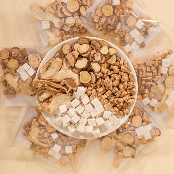 Huang Ya Tang Poria Ginger Codonopsis Licorice Herbal Tea Natural Blend