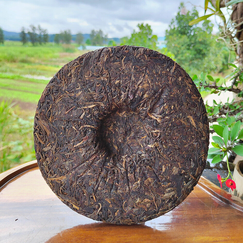 HelloYoung 357g Yunnan Old Raw Tea Pu'er Aged Gaoligongshan High Altitude Eco