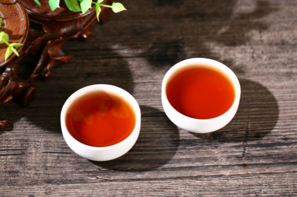 HelloYoung Yunnan Pu'er Tea 100g Ripe Cake Aged Old Tree Tea Golden Bud Ripe Tea