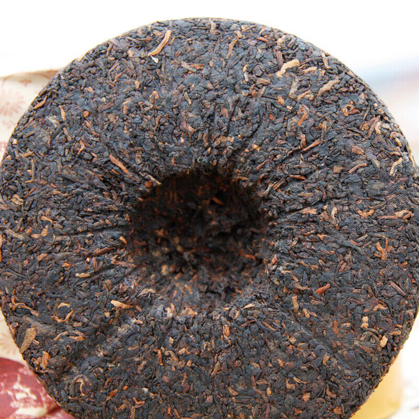 HelloYoung Pu-erh Tea Puer Shu Pu'er Puerh Ripe Tea Cake 500g Menghai Tributary Golden Bud