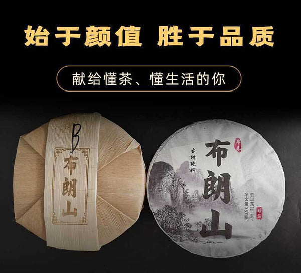 HelloYoung 357g Yunnan Pu'er Raw Tea Bulang Mountain Early Spring Tea Pu'er Tea Tea Cake