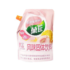 400G Guozhen Juice Fruity Powder Orange/Lemom/Grape/Peach Flavor  Solid Beverage