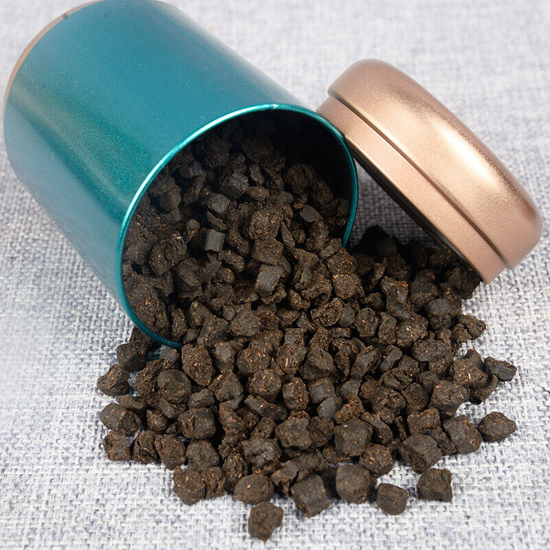 Sticky Fragrant Tea Fossil Crushed Silver 225g/can Fragrance Puerh Loose Tea Main image