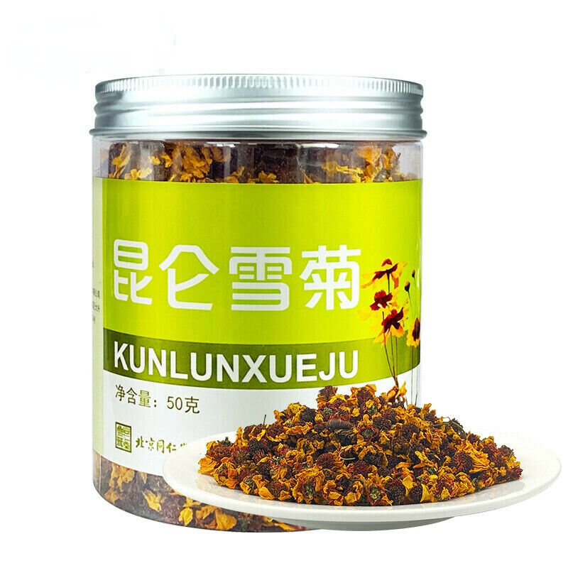 HelloYoung Tongrentang Dried Coreopsis Tinctoria Tea Kunlunxueju New Herbal Flower Tea 50g