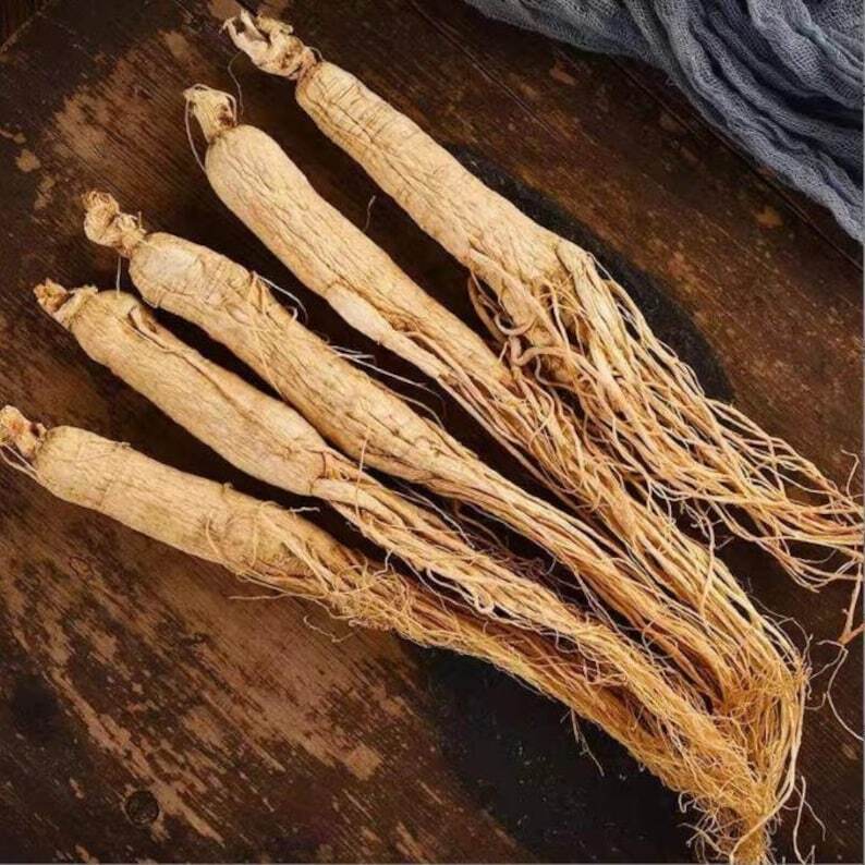 250g Top Quality Dried White Ginseng Roots Ginseng Root White Ginseng Roots