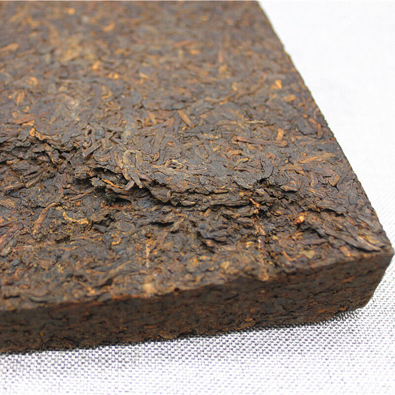 HelloYoung Yunnan Pu'er Tea Camphor Palace Tea Brick 250g Ripe Tea Menghai Palace Brick
