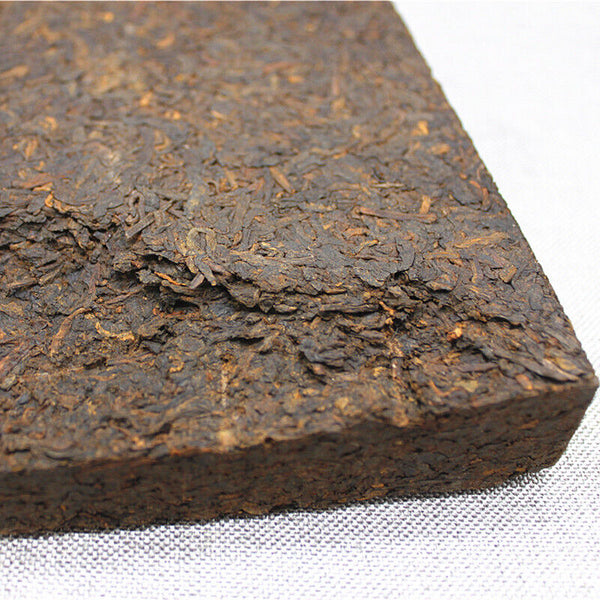 HelloYoung Yunnan Pu'er Tea Camphor Palace Tea Brick 250g Ripe Tea Menghai Palace Brick