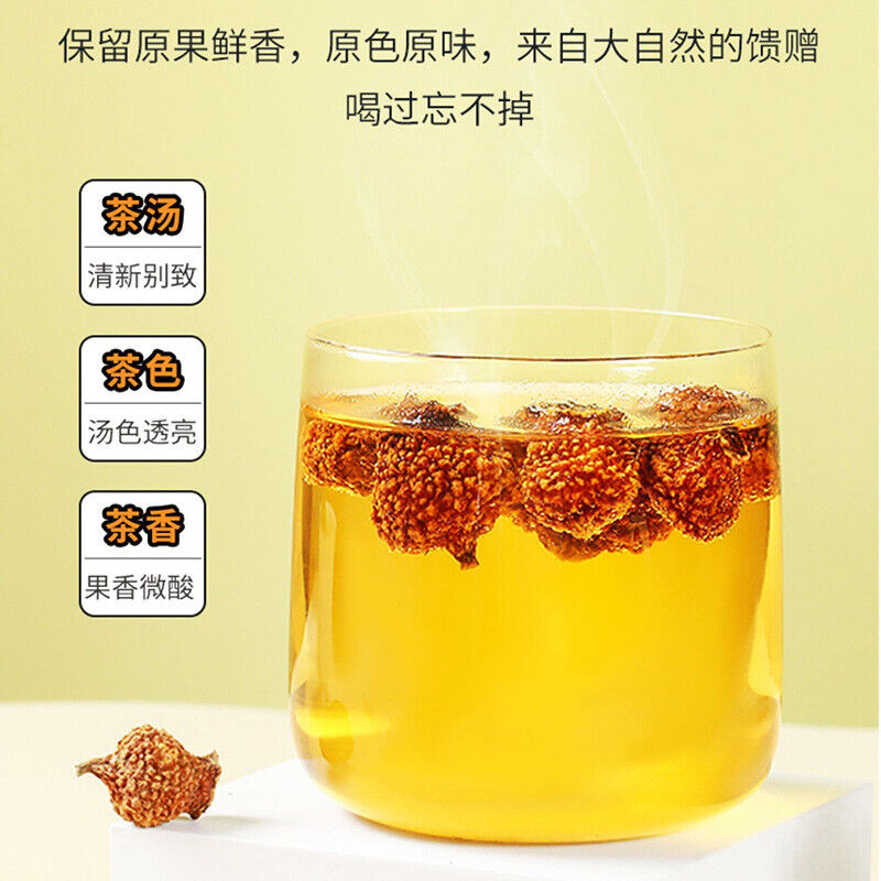 HelloYoung Cili Cili Dried Soaked Fruit Dried Black Mulberry Black Medlar Rose Flower Tea
