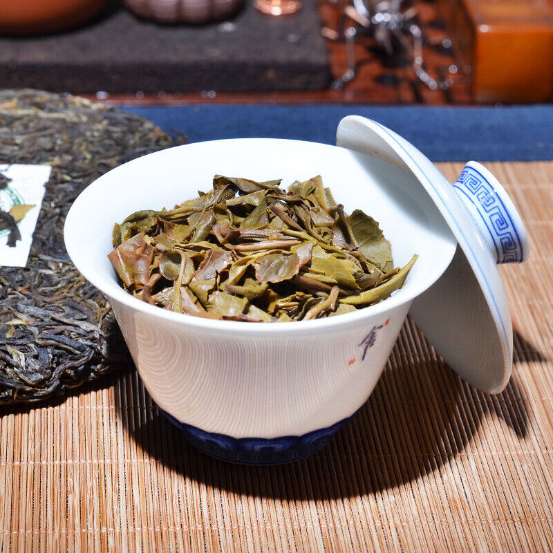 HelloYoung 357g Yunnan Pu'er Raw Tea Cake Man Song Tea Cake 曼松茶饼