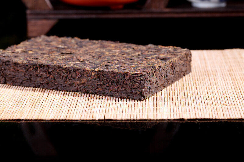 HelloYoung 200g Yunnan Pu-erh Tea Brick Menghai Ripe Tea Ripe Pu Aged Old Tea Black Tea