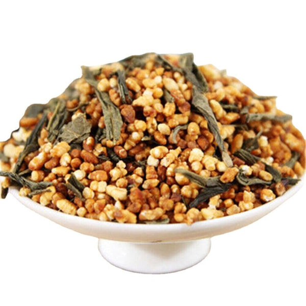 HelloYoung Organic Genmaicha Japanese Roasted Brown Rice Green Tea Weight Loss Premium