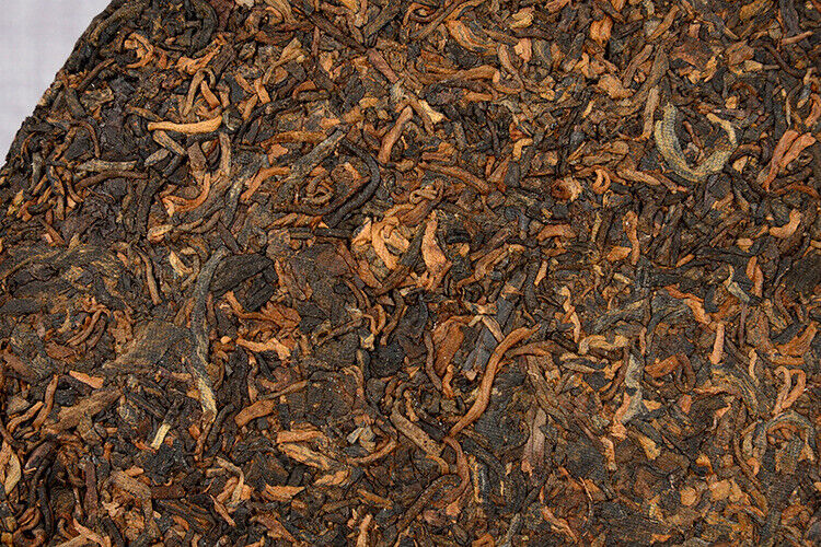 HelloYoung Pu'er Tea Cake Ripe Tea 357g Banzhang Golden Bud Ripe Tea Cake