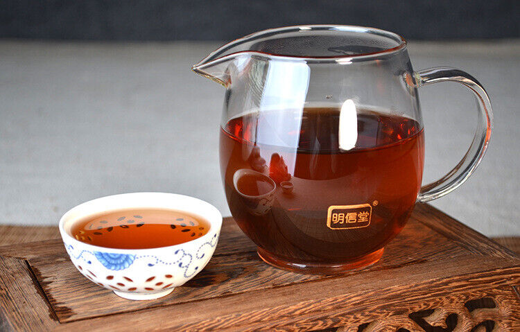 HelloYoung Yunnan Menghai Puerh Tea Cake Ripe Tea Cake 357g Aged Old Tea