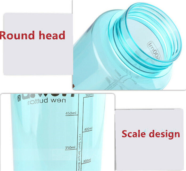 Sports Plastic Tea Cup Sport Spray Bottles Water Bottle Outdoor Shaker Drinkware